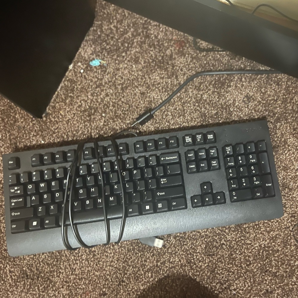 Wired Black Keyboard